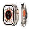 Apple Watch Ultra 49mm Zore ALM-01 Metal Çerçeveli Ekran Koruyucu