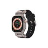 Apple Watch Ultra 49mm Zore KRD-108 Metal Başlıklı Silikon Kordon