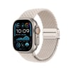 Apple Watch Ultra 49mm Zore KRD-134 Örgü Tasarımlı Hasır Kordon Strap Kayış
