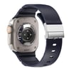 Apple Watch Ultra 49mm Zore KRD-145 Metal Tokalı Silikon Kordon