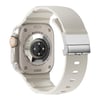 Apple Watch Ultra 49mm Zore KRD-145 Metal Tokalı Silikon Kordon