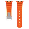 Apple Watch Ultra 49mm Zore KRD-145 Metal Tokalı Silikon Kordon