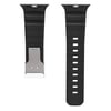 Apple Watch Ultra 49mm Zore KRD-145 Metal Tokalı Silikon Kordon