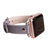 Apple Watch Uyumlu Deri Kordon 38-40-41mm ST RST9 Gri