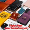 Apple Watch Uyumlu Deri Kordon 38-40-41mm ST RST9 Gri