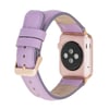 Apple Watch Uyumlu Deri Kordon 38-40-41mm CP22 Lila