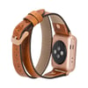 Apple Watch Uyumlu Deri Kordon 42-44-45mm Slim DT RT V18