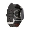 Apple Watch Uyumlu Deri Kordon 42-44-45mm RST1 Siyah