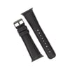 Apple Watch Uyumlu Deri Kordon 42-44-45mm FL1 Siyah