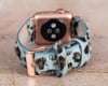 Apple Watch Uyumlu Deri Kordon 42-44-45mm Leopar LEO56N