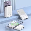 Atongm A-PW-1000-2 1000mAh Dijital Ekran Göstergeli QC 3.0 20W PD 15W Kablosuz Şarj Destekli Kendinden Type-c Ve Lightning Kablolu Powerbank