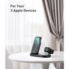 ŞARJ CİHAZI Aukey Lc-A3 3in1 Wireless Charging Siyah Sarj Standı