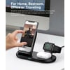 ŞARJ CİHAZI Aukey Lc-A3 3in1 Wireless Charging Siyah Sarj Standı