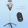 Azeada PD-P06 V2 Çift Ledli Uzaktan Kumandalı 104cm 4 Ayak Tripod Katlanır Selfie Çubuğu
