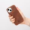 Bouletta Apple iPhone 15 Uyumlu Deri Arka Kapak F360 G2