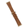 Bouletta Apple Watch Uyumlu Deri Kordon 42-44-45mm Aqua V18 Taba