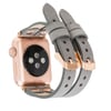 Bouletta Apple Watch Uyumlu Deri Kordon Ely Double Tour RST9 Gri