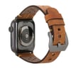 Bouletta Apple Watch Uyumlu Deri Kordon Vigo 42-44-45mm G19 Taba