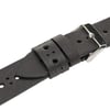 Bouletta Apple Watch Uyumlu Deri Kordon 42-44-45mm Delikli Siyah