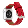 Bouletta Apple Watch Uyumlu Deri Kordon 42-44-45mm ERC2 Kırmızı