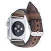 Bouletta Apple Watch Uyumlu Deri Kordon 42-44-45mm SM26 Kahve