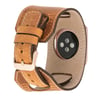 Bouletta Apple Watch Uyumlu Deri Kordon 42-44-45mm Cuff G19 Taba