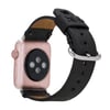 Bouletta Apple Watch Uyumlu Deri Kordon Orfe 42-44-45mm G1 Siyah