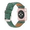 Bouletta Apple Watch Uyumlu Deri Kordon 42-44-45mm DE6 Yeşil