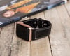 Bouletta Apple Watch Uyumlu Deri Kordon 42-44-45mm NM4-AS1 Siyah