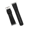 Bouletta Apple Watch Uyumlu Deri Kordon 42-44-45mm DE5 Siyah