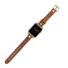 Bouletta Apple Watch Uyumlu Deri Kordon 38-40-41mm GT G19 Taba