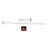 Bouletta Apple Watch Uyumlu Deri Kordon 38-40-41mm DT RT F3 Beyaz