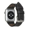Bouletta Apple Watch Uyumlu Deri Kordon 42-44-45mm BT Siyah