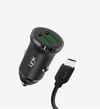 C483 Çevre Dostu 12W USB-C Kablolu Araç Şarj Aleti