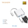 Dönüştürücü/Bağlantı Aparatları Concord BYL-2005 HDMI+USB 3.0+Type-C PD 3in1 Adapter