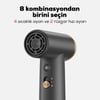 Coshare HP10E Mini Isı Dereceli LED Işıklı Saç Kurutma Fön Makinesi