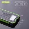 POWERBANK / TAŞINABİLİR ŞARJ CİHAZI   Deji DJ-OL02 Güneş Enerjisi İle Şarj Olabilen Led  Fenerli 10.000 mAh Tank Kasa Powerbank
