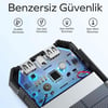 POWERBANK / TAŞINABİLİR ŞARJ CİHAZI   Deji DJ-OL02 Güneş Enerjisi İle Şarj Olabilen Led  Fenerli 10.000 mAh Tank Kasa Powerbank