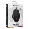 Everest RAGE-X2 RGB Makrolu Ergonomik Optik Kablolu Oyuncu Mouse