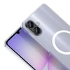 Galaxy A07 Kamera Korumalı M-Safe Şarj Özellikli Şeffaf Zore London Sert PC Kapak