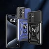 Galaxy A17 Kılıf Magnetik Standlı Kamera Korumalı Zore Sürgülü Vega Kapak