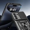 Galaxy A26 Kılıf Magnetik Standlı Kamera Korumalı Zore Sürgülü Vega Kapak