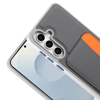 Galaxy A36 Kılıf Kartlıklı Zore X-Kart Silikon Kapak
