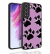 Galaxy S21 FE Kılıf Desenli Kamera Korumalı Parlak Zore Nora Kapak