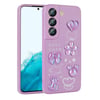 Galaxy S21 FE Kılıf Kabartma Figürlü Parlak Zore Toys Silikon Kapak