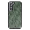 Galaxy S22 Kılıf ​Kajsa Pearl Pattern Hakiki Deri Kapak