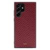 Galaxy S22 Ultra Kılıf ​Kajsa Pearl Pattern Hakiki Deri Kapak
