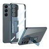 Galaxy S23 Plus Kılıf Kamera Korumalı Şeffaf Tasarımlı Zore Lego Standlı Kapak