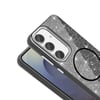 Galaxy S24 FE Kılıf Magsafe Şarj Özellikli Parlayan Simli Zore Okso Kapak