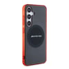Galaxy S24 Kılıf AMG Orjinal Lisanslı M-safe Şarj Özellikli Transparan Timeless Kapak